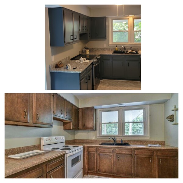 Before & After Cabinet Painting in Johnson City, TN (1)