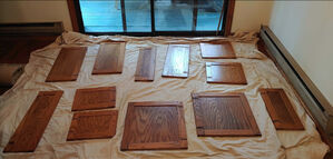 Before and After Cabinet Door Painting in Arden, NC (1)