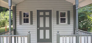 Exterior Painting being performed by an experienced Artistic Expressions Painting painter.